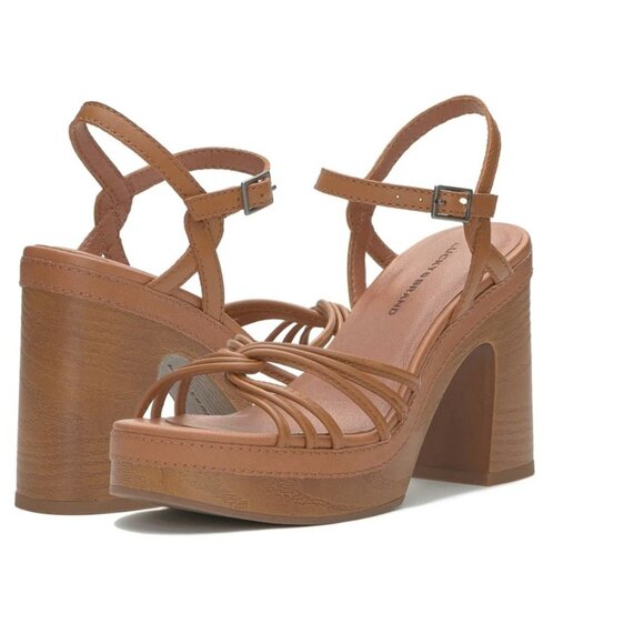 Lucky Brand Ismene Strappy Platform Heeled Sandals Women's Size 11M New in Box - Picture 3 of 6